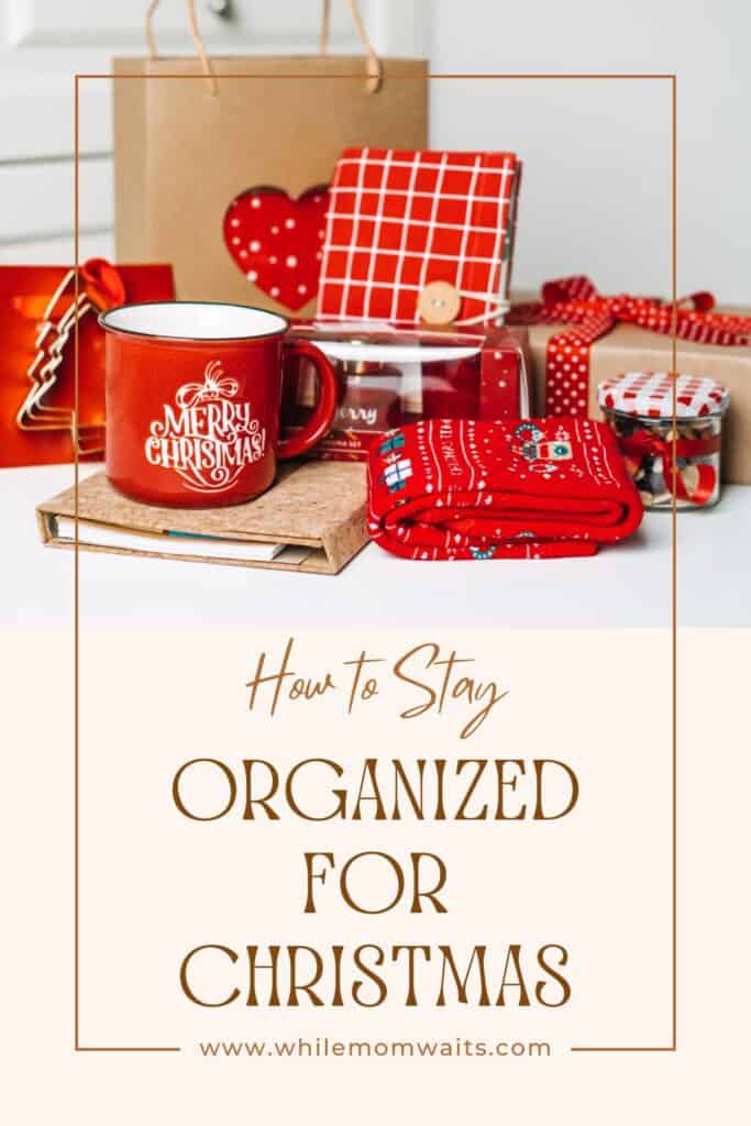 Prep for your family's Christmas with these 9 simple ways to organize Christmas in 10 minutes a day while waiting in the car!